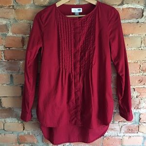 Old Navy EUC wine red tunic